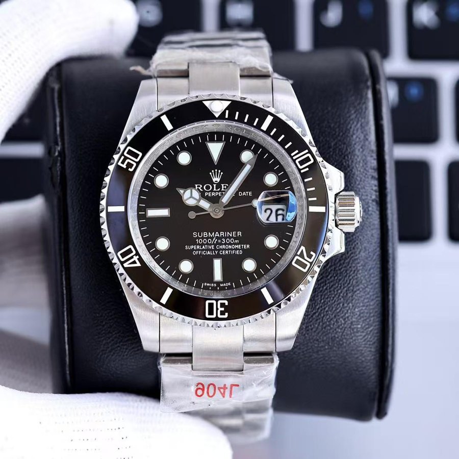 Submariner Date Black Ceramic Dial — Black Dial Black Ceramic Bezel (Ref Z003)