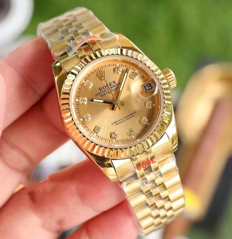 Datejust 41 Full Yellow Gold Diamond Champagne Dial — Full Gold Fluted Bezel Diamond Champagne (Ref Z070)